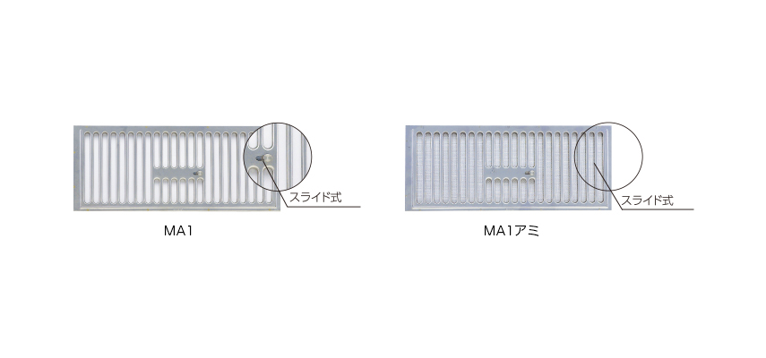 カナイ 建材 金物 ステンレス無奴床下換気金物 MA1アミH180×W440 - 1