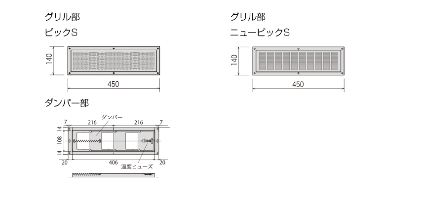 カナイ 建材 金物 ステンレス床下換気金物 YAアミ211クH110×W490 - 5